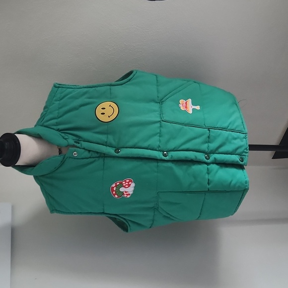 Vintage green puffer vest - Picture 6 of 6